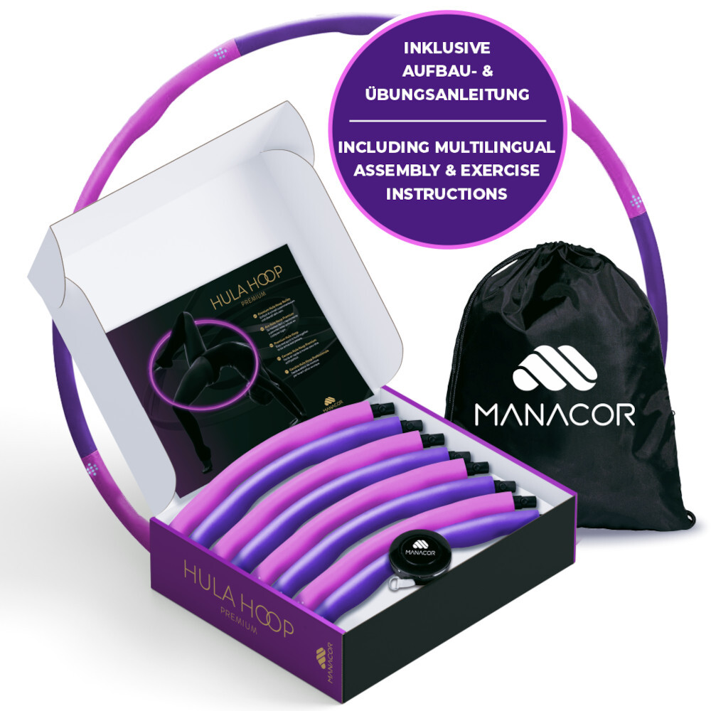 Fitness-Reifen Macacor in Lilapink, inklusive Zubehör image number 1