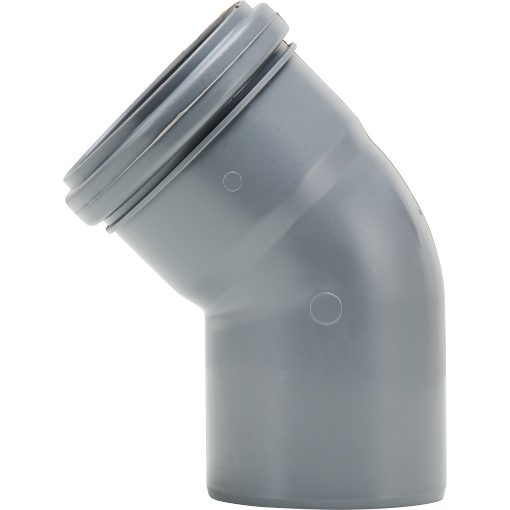 HTB-Abwasserbogen DN 75 mit 45&deg; Winkel