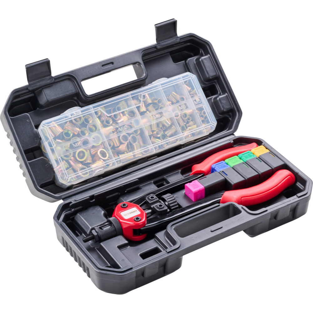 Nietmutternzange in Transportbox 156-teilig image number 0