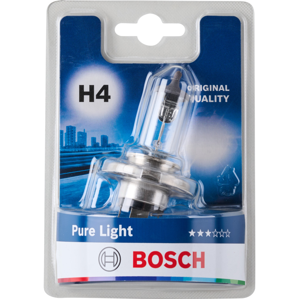 BOSCH Pure Light H4 Halogen-Scheinwerferlampe image number 0