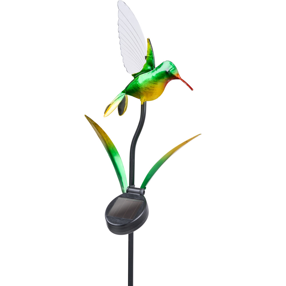 LED-Solar-Gartenstecker "Kolibri" 91 cm image number 1