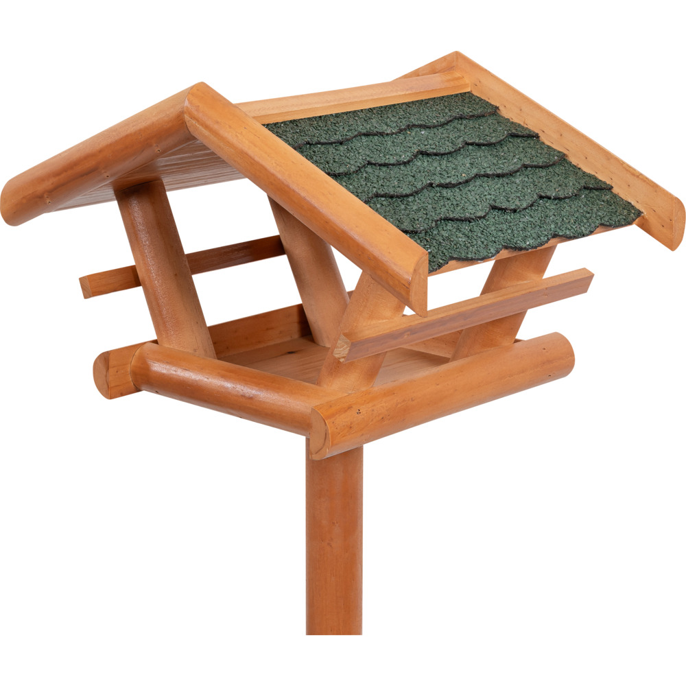 Vogelfutterhaus Holz 101 cm mit Fuß image number 1
