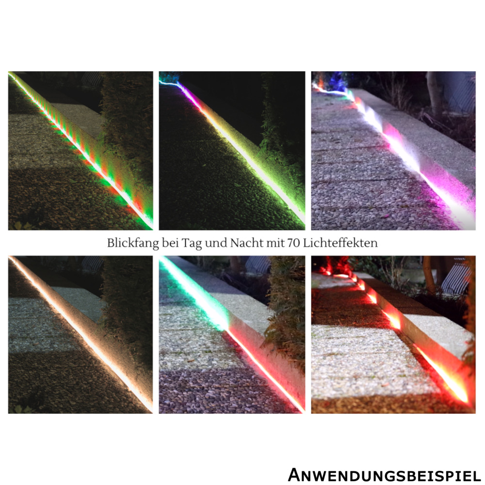 LED-Lichtschlauch "Neon Flex Rainbow" 5 Meter image number 5