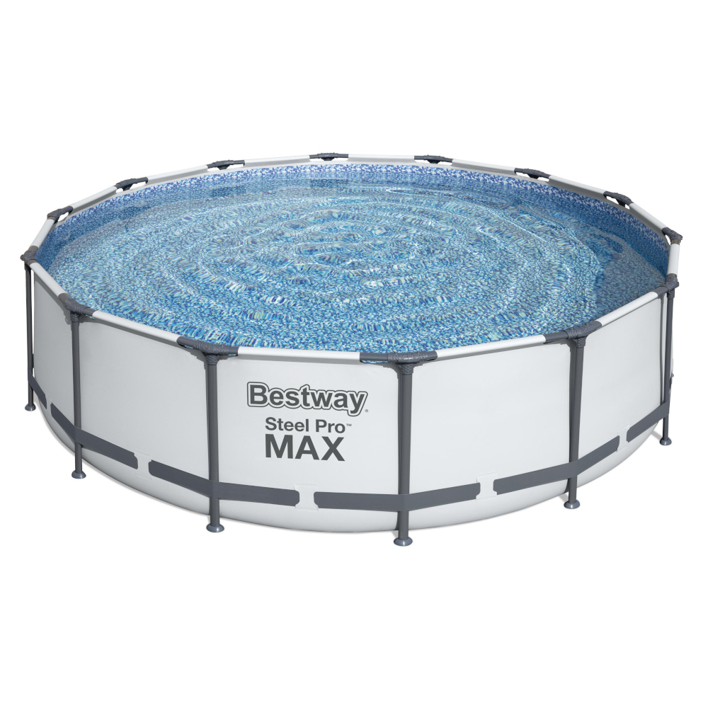Steel Pro MAX Frame Pool Ø427x107 cm rund Komplett-Set 5-teilig image number 1