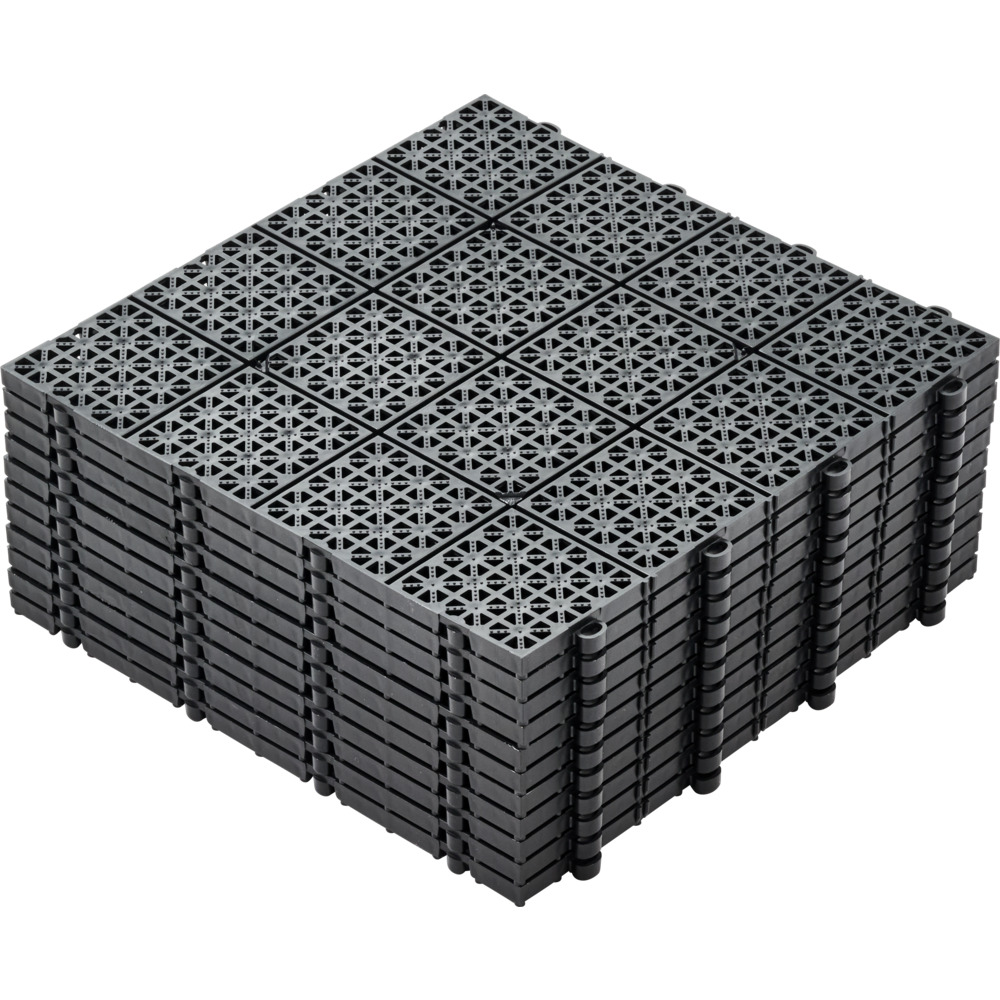 Klick-Bodenfliesen-Set 11 Stück 30 x 30 x 1 cm Kunststoff image number 1