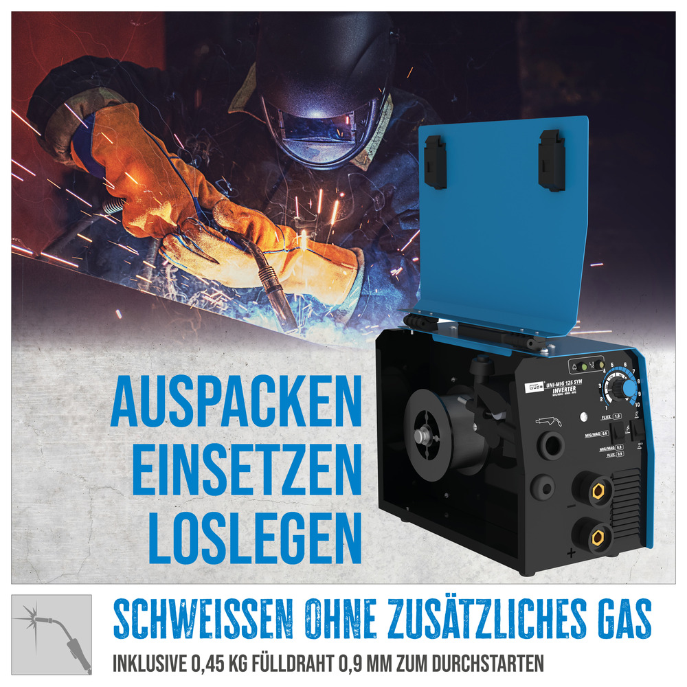 G&uuml;de&reg; Universalschwei&szlig;ger&auml;t Uni-Mig 125 SYN image number 5