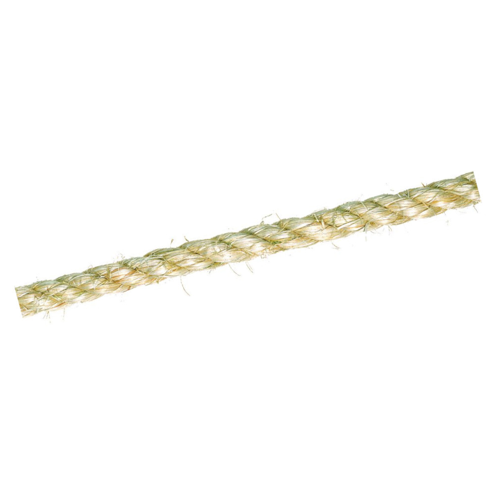 Sisalseil natur, 3-schäftig gedreht, 8mm Durchmesser, Meterware image number 0