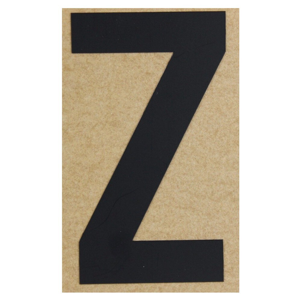 Klebebuchstabe Z 100 mm schwarz