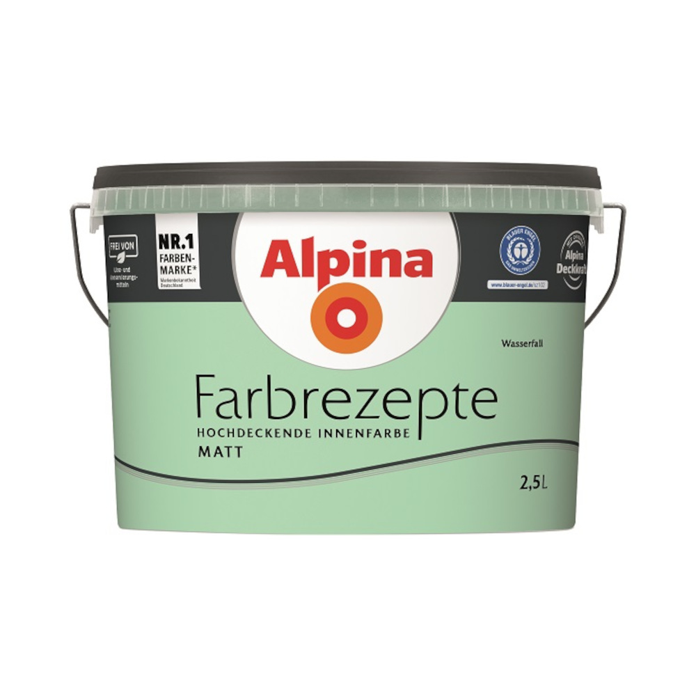 Alpina Farbrezepte Wasserfall matt 2,5 Liter image number 0