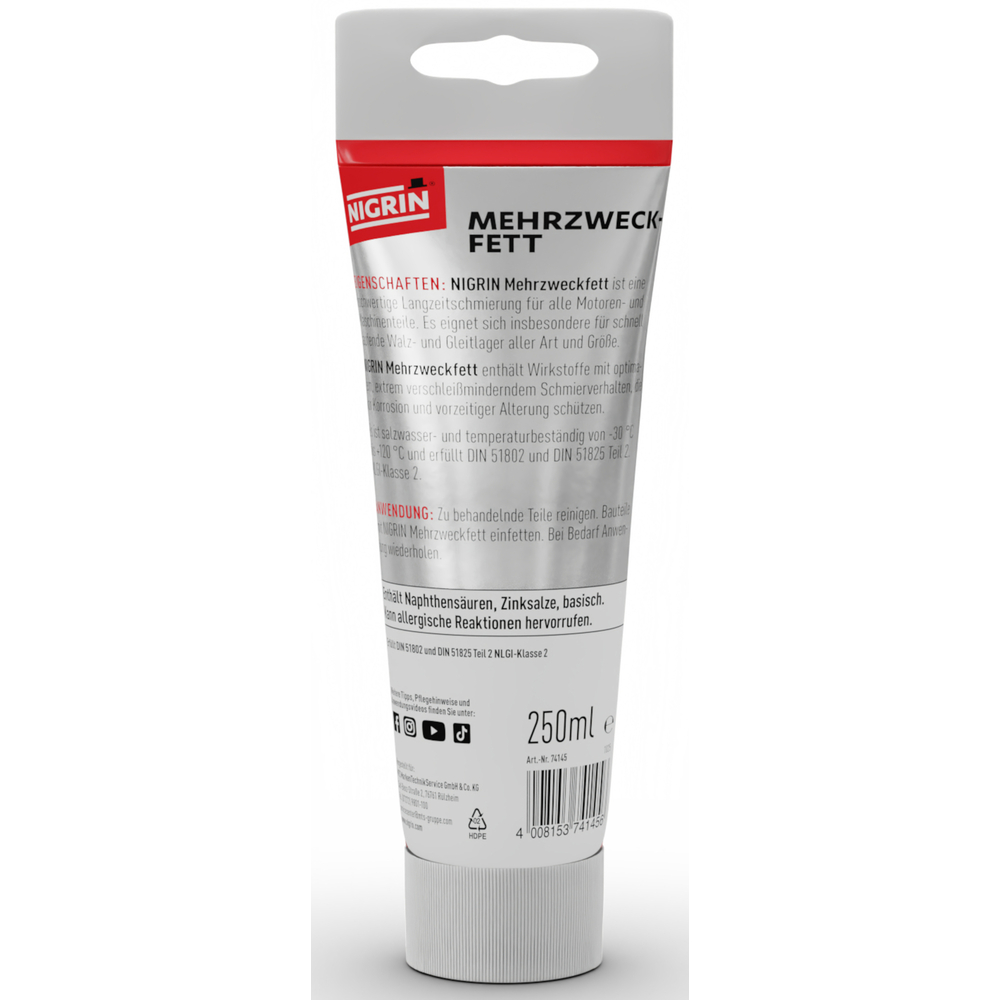 Nigrin Mehrzweck-Fett 250 ml image number 1