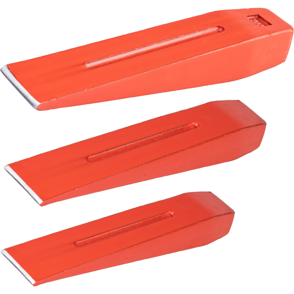Spaltkeil-Set 3 Stück 180 - 270 mm aus Stahl