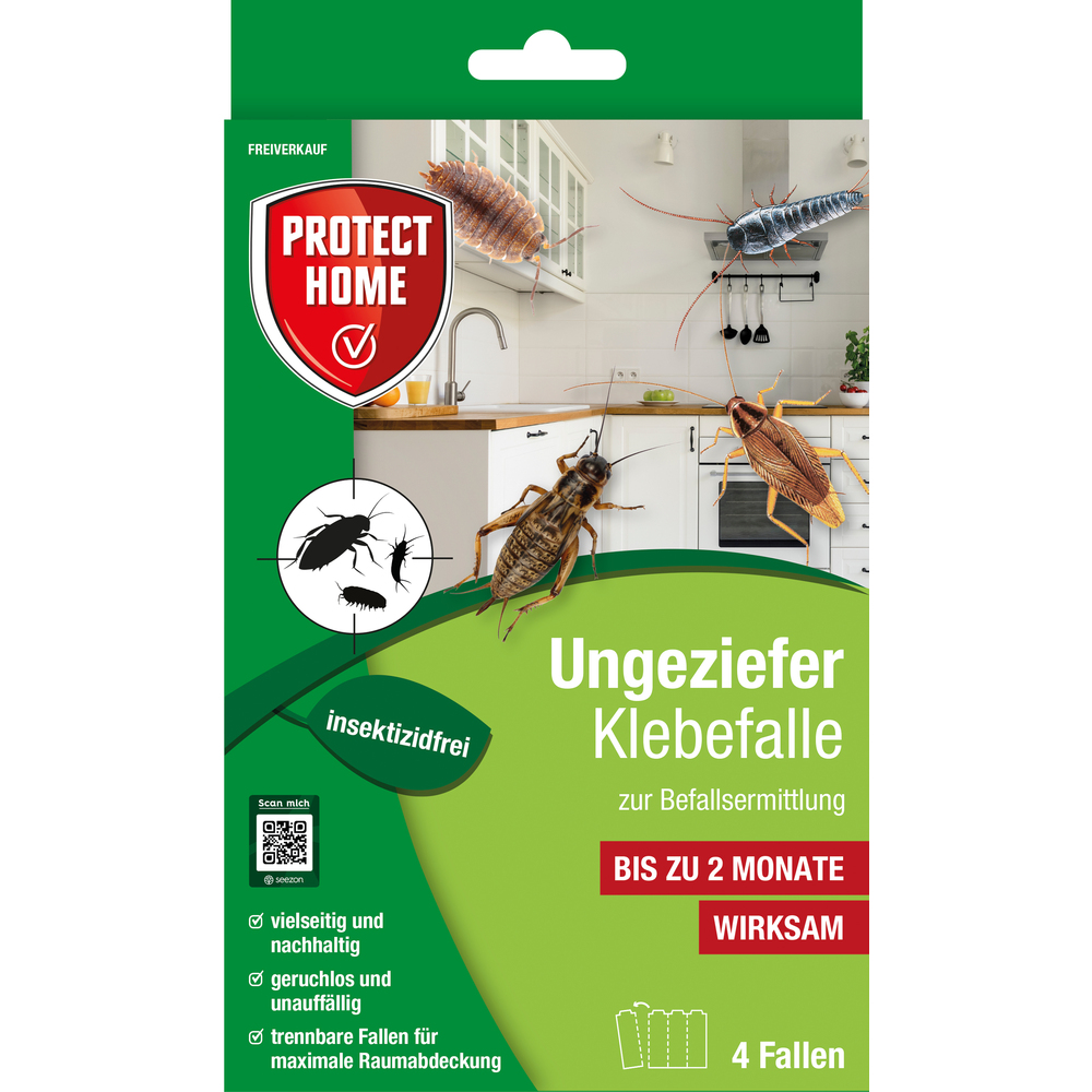 Protect Home Ungeziefert Klebefalle 4 St&uuml;ck