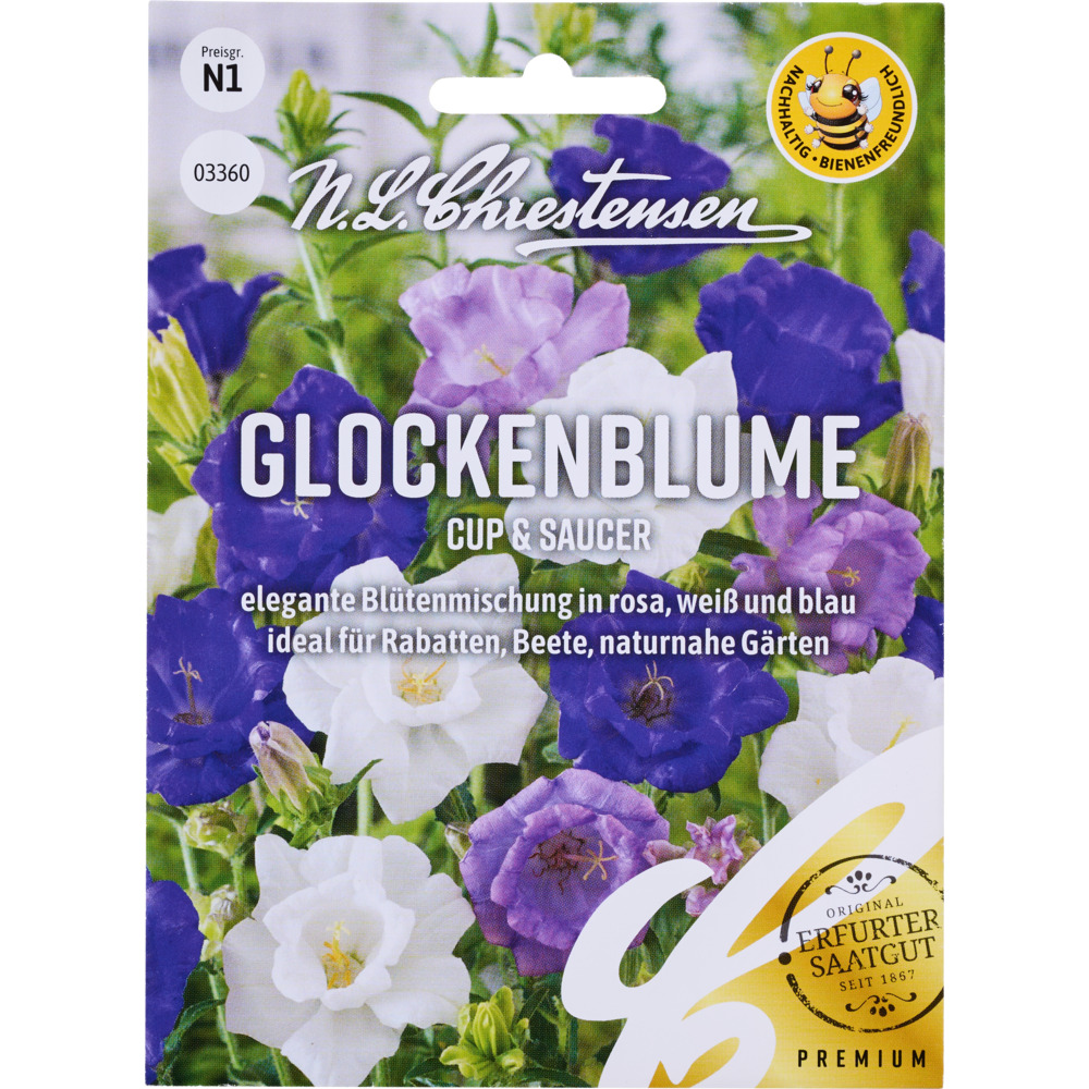 Saatgut Glockenblume Cup & Saucer image number 0