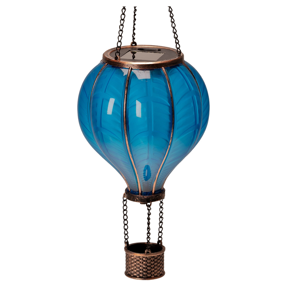 Solar-LED-Hei&szlig;luftballon blau 46,5 cm image number 1