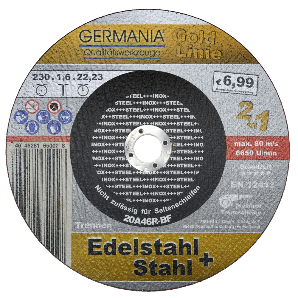 GERMANIA® Trennscheibe 230 x 1,6 mm INOX image number 0