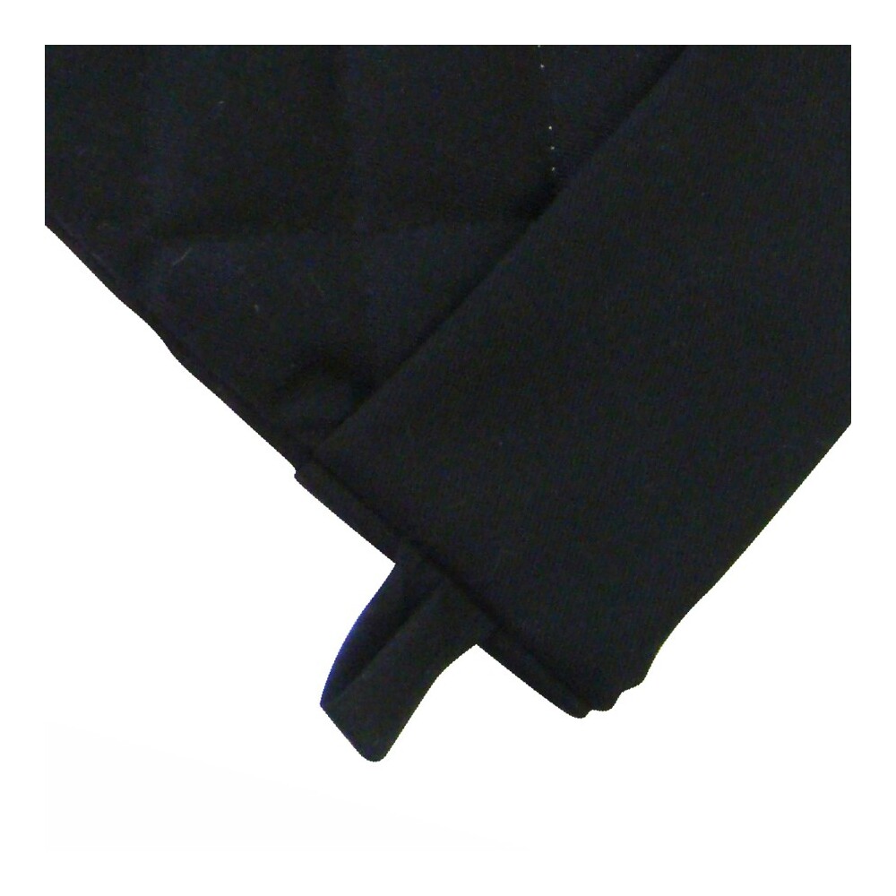 Grillhandschuh schwarz aus Baumwolle image number 1