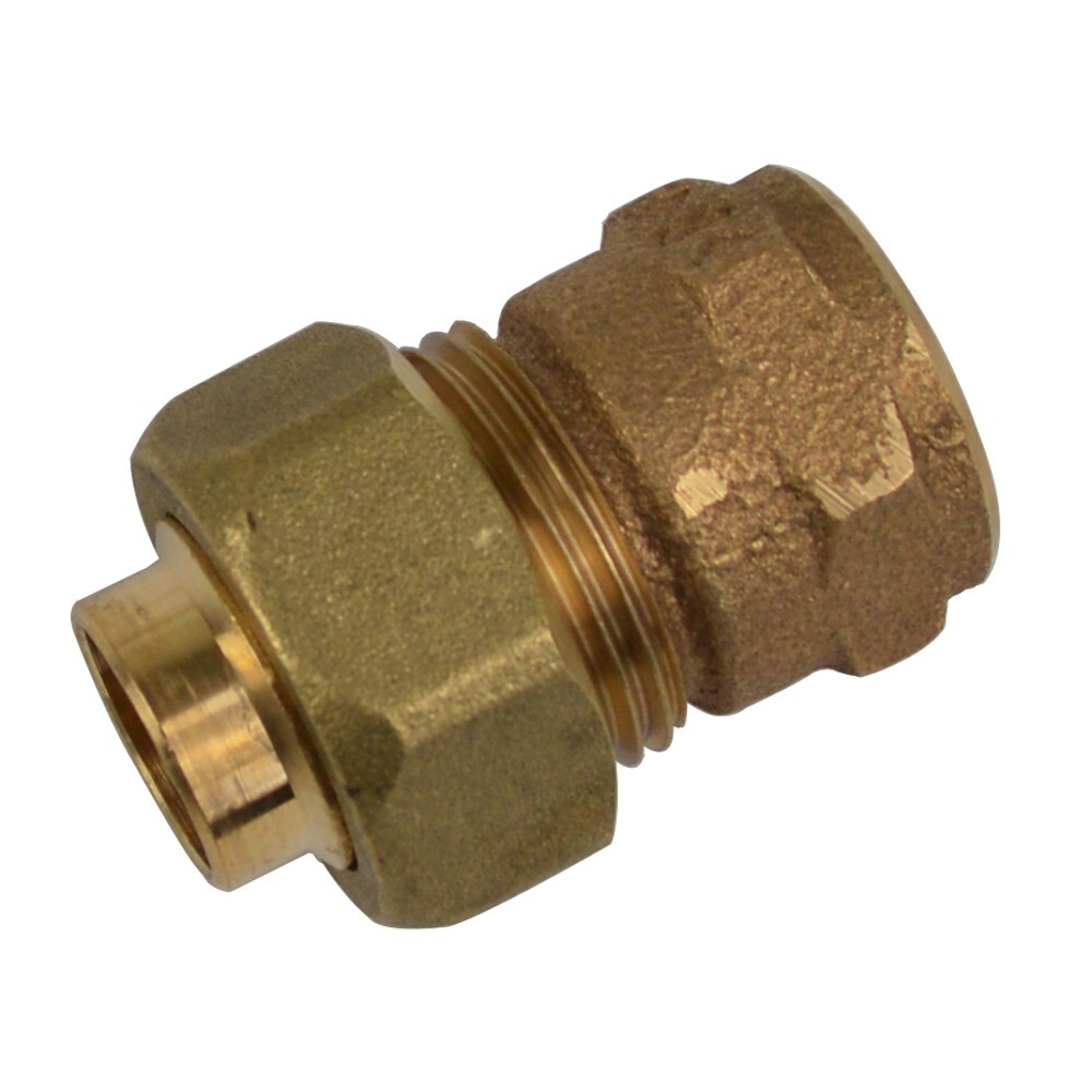 Verschraubung 15mm 1/2"IG konisch dichtend Rotguss image number 0
