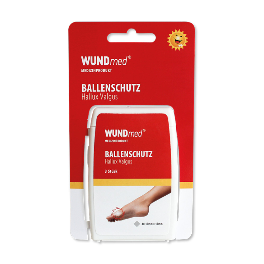 Ballenschutz Box Hallux Valgus 3-teilig