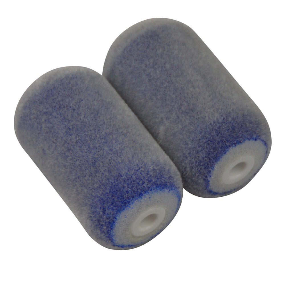 DecoPro Premium Lackierwalzen-Set glatt 7 cm 2 Stück