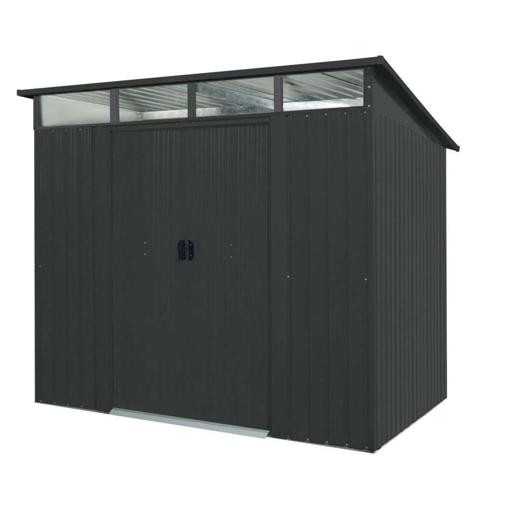 PERGART® Gerätehaus Lübeck 224 x 181 x 203 cm anthrazit matt