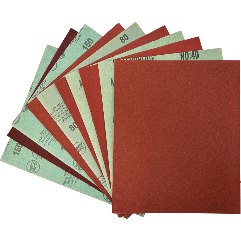 GERMANIA® Schleifpapier-Set 10-teilig, Trocken image number 1