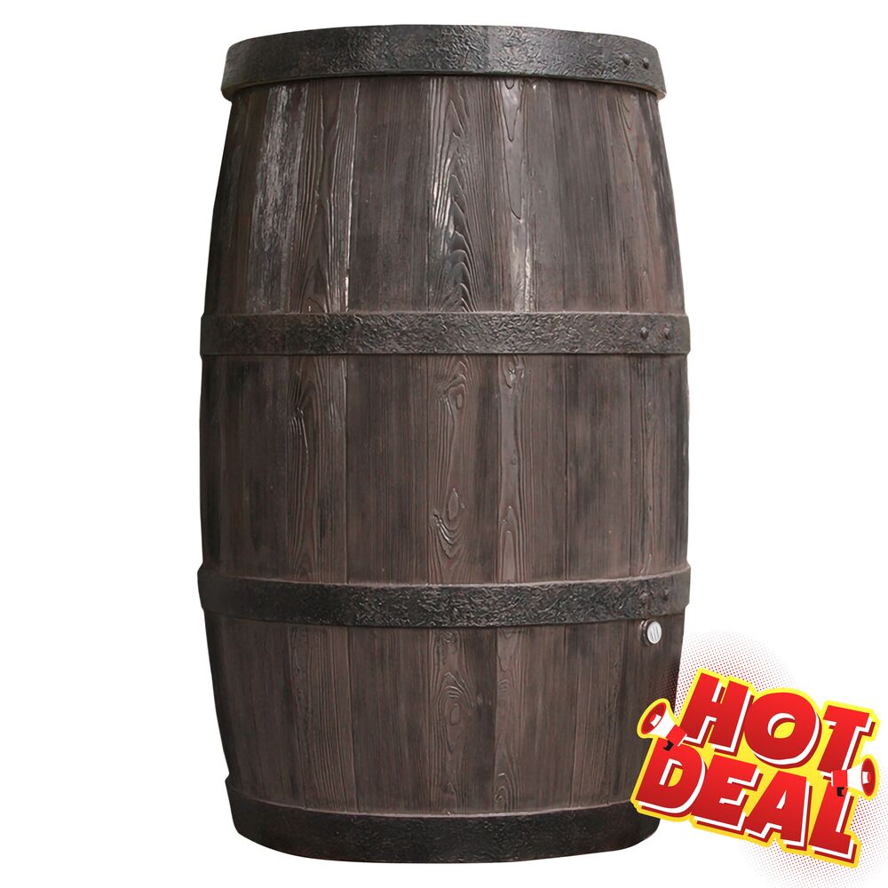 Prosperplast Regenfass "Burgund" 500 Liter dunkelbraun