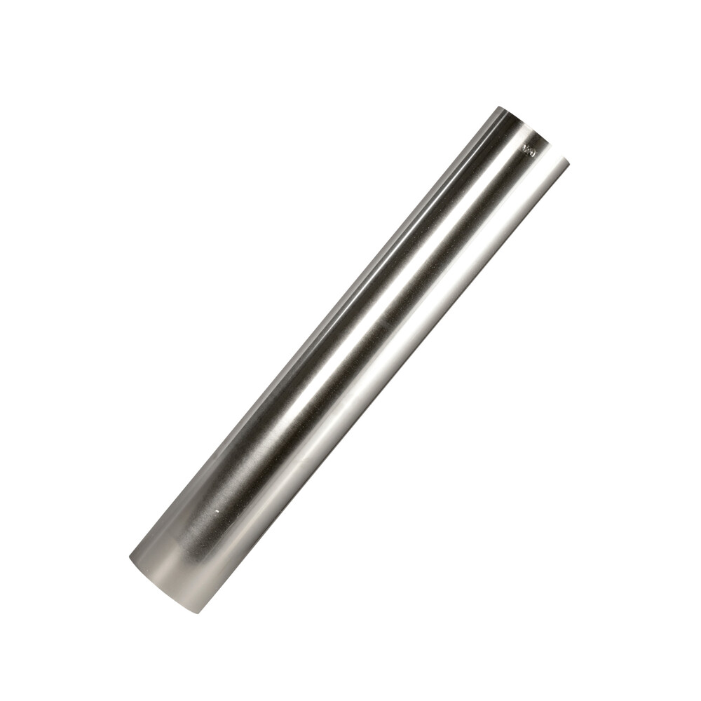Ofenrohr gerade Ø120x500mm Stahlblech feueraluminiert silber image number 0
