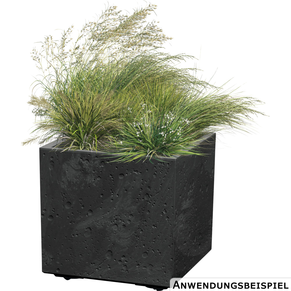 Prosperplast Pflanztopf Sierra Square ca. 29 x 29 cm anthrazit image number 1