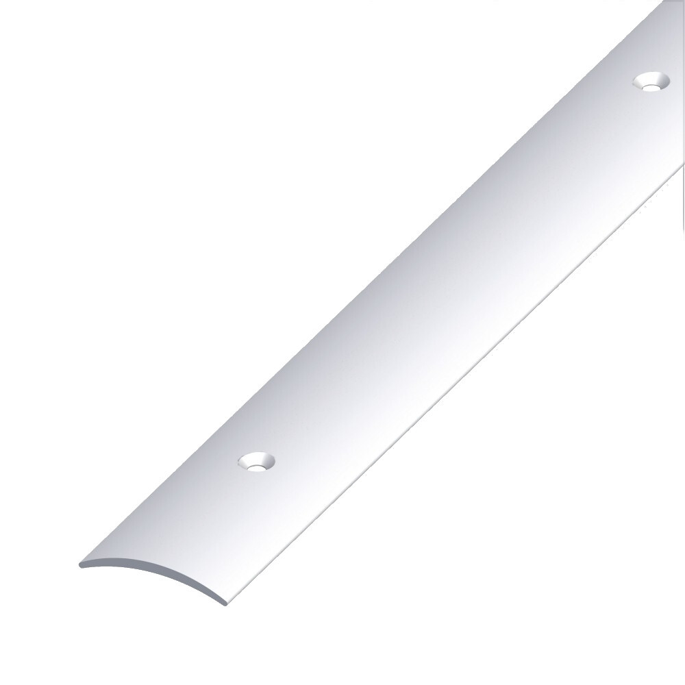 Übergangsprofil 100 cm aus Aluminium silbereloxiert, gewölbt