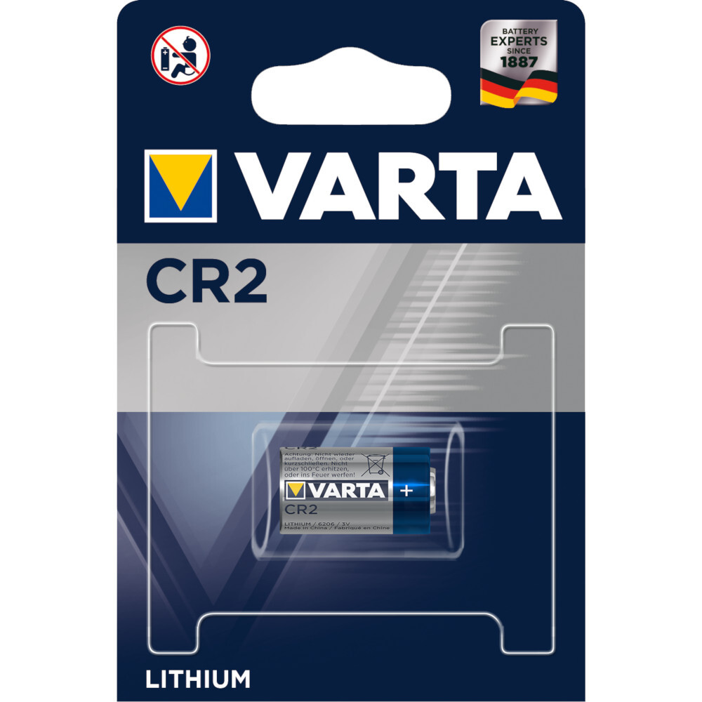 Varta Lithium CR2 Batterie 1er Blister image number 0