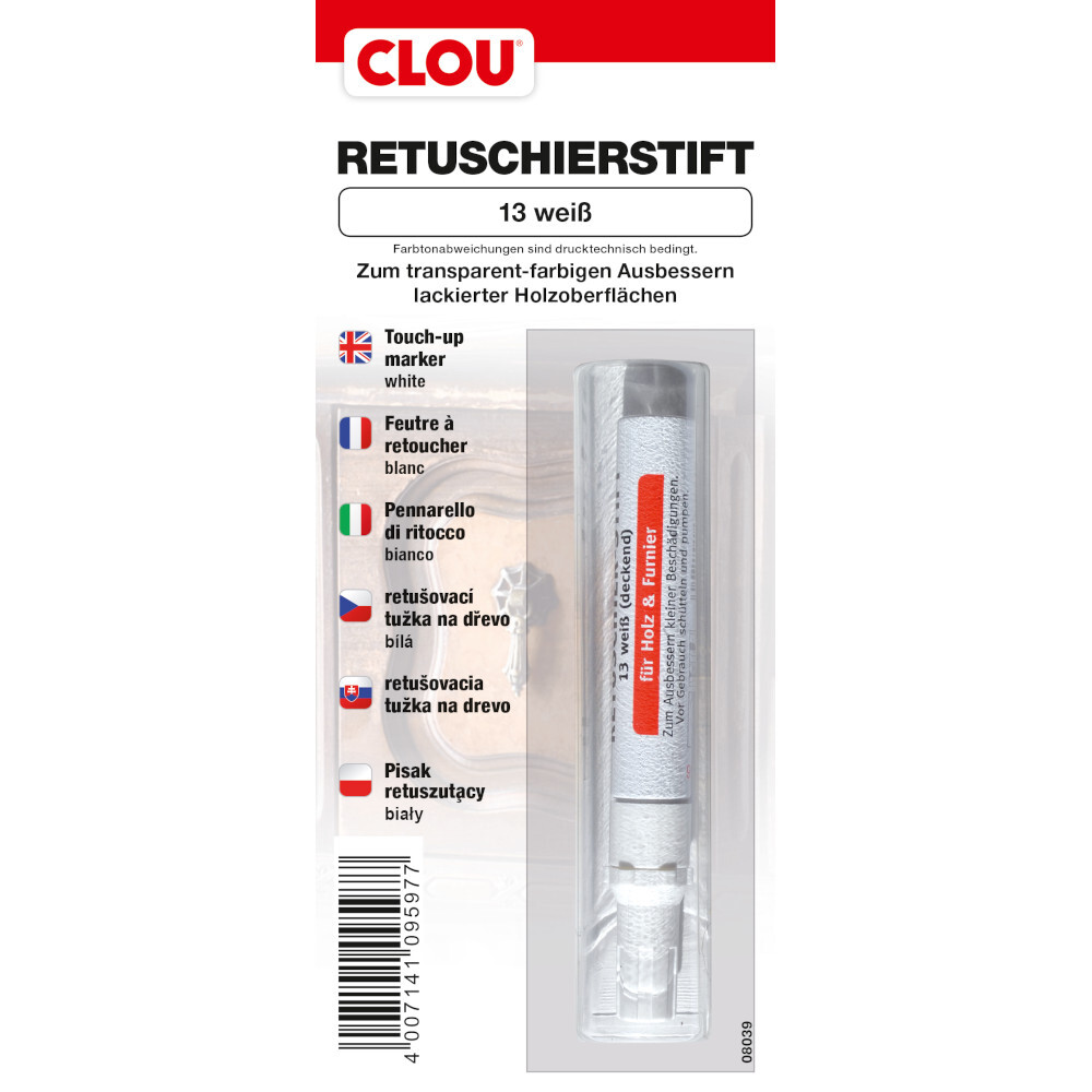 Retuschierstift Nr.13 weiß image number 0