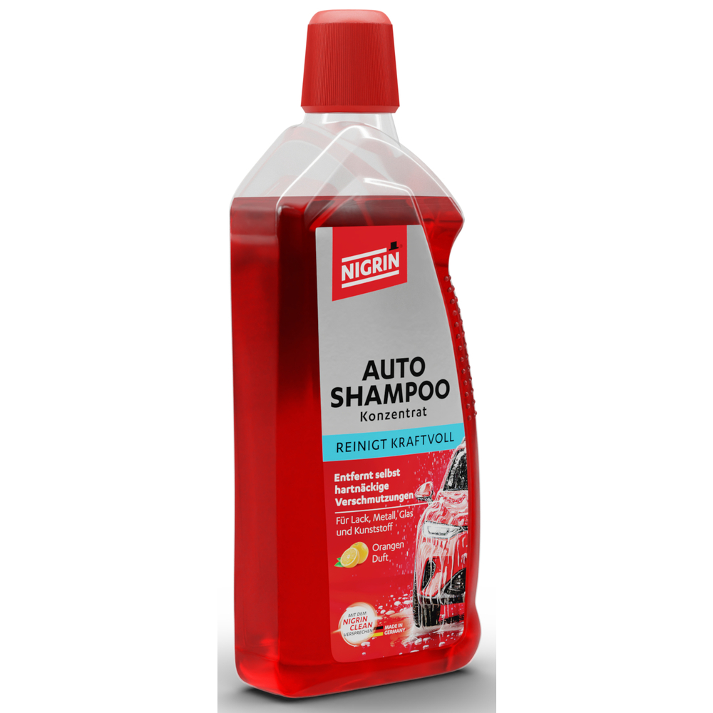 Nigrin Auto-Shampoo Konzentrat, 1 L, Orangenduft image number 1