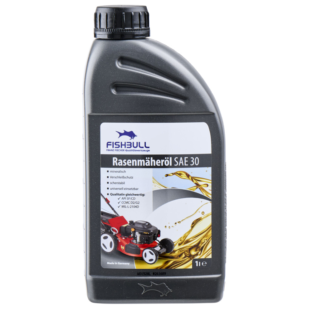 FISHBULL Rasenmäheröl SAE 30W 1 Liter mineralisch image number 1