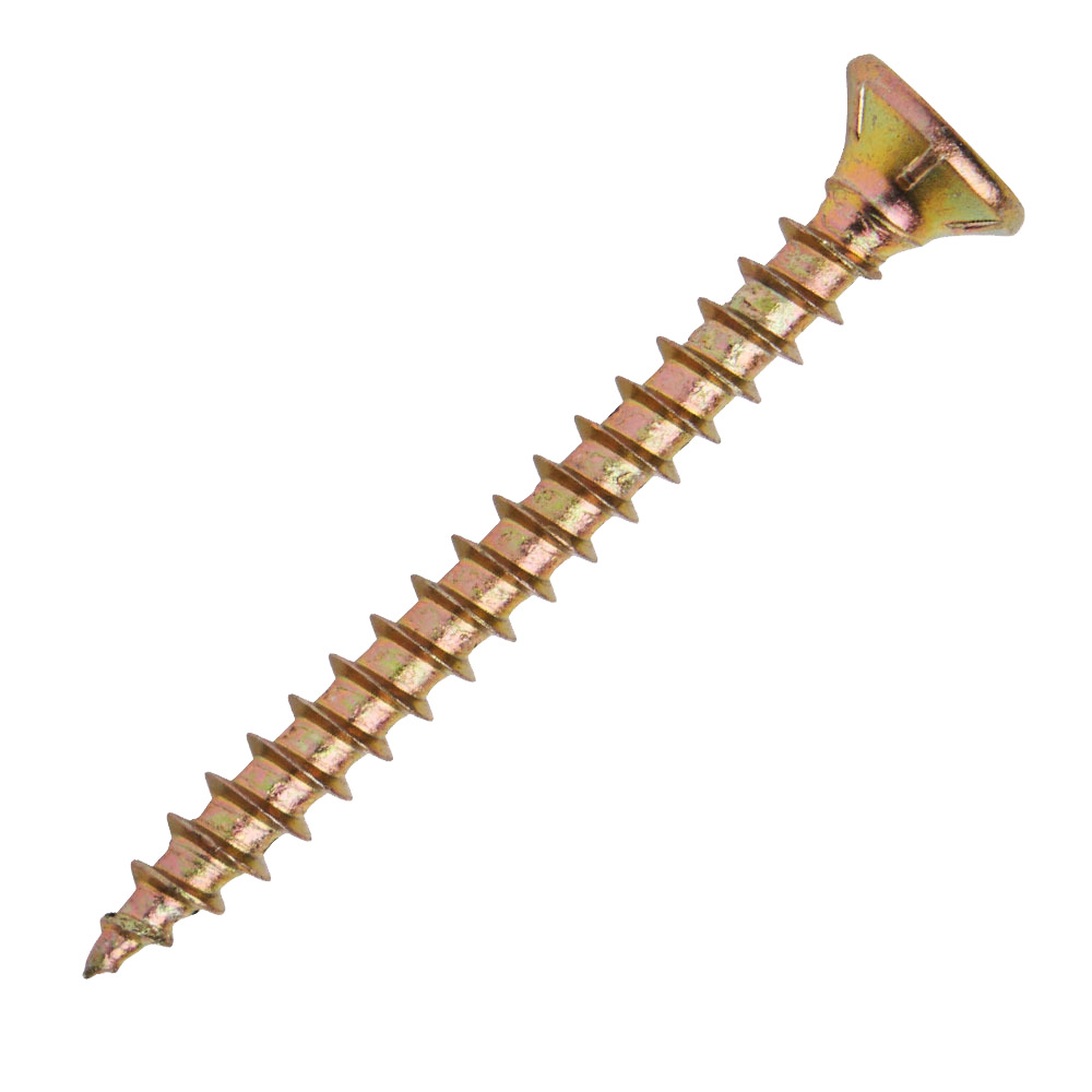 Spanplattenschraube 4,0x40 mm PZ 1kg FISHBULL-Pack Senkkopf Vollgewinde Kreuzschlitz image number 1