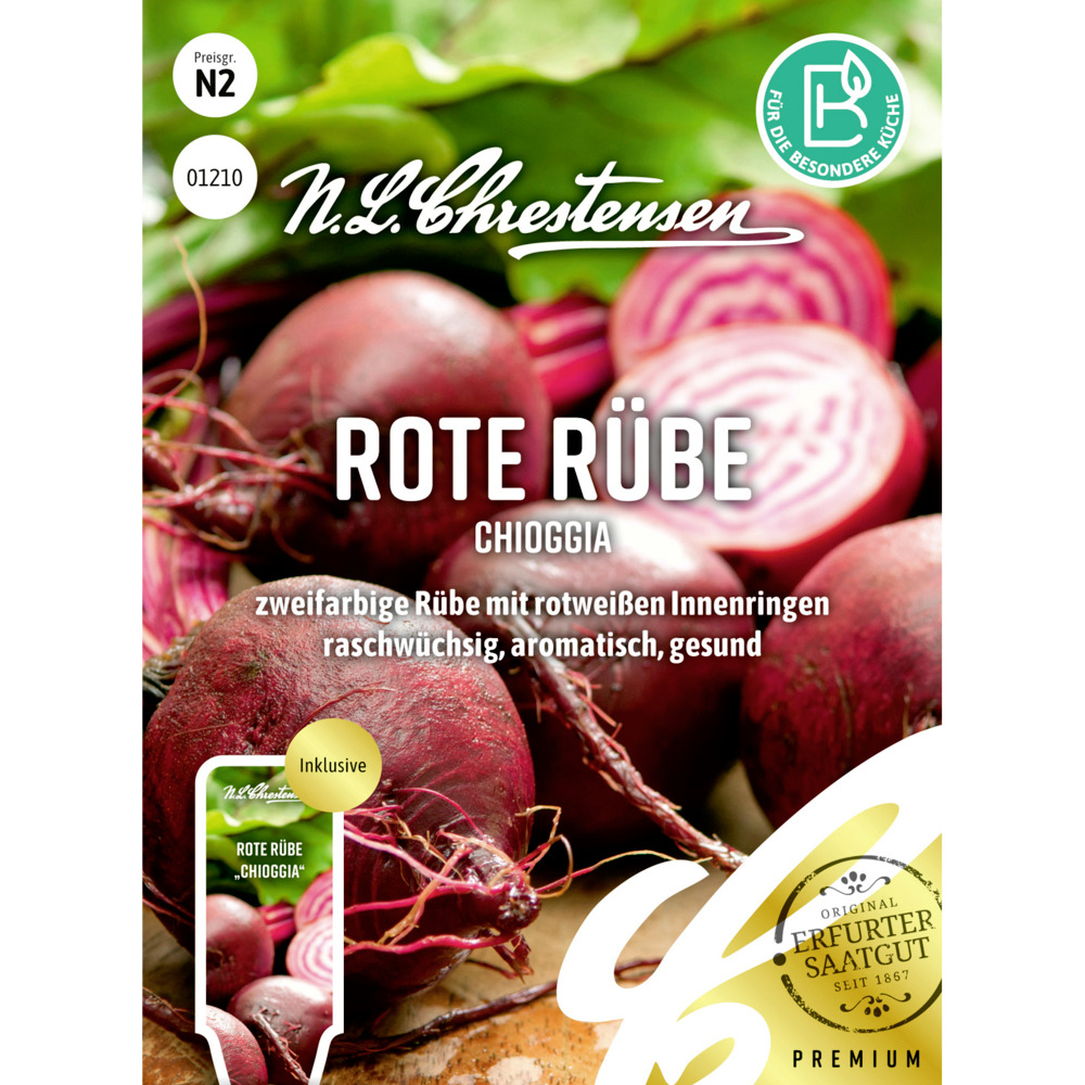 Saatgut Rote Rübe Chioggia