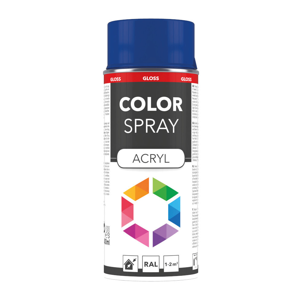 Lackspray glänzend 400 ml Acryl RAL5002 ultramarinblau image number 0