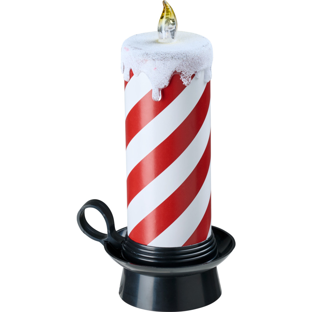 LED-Kerze Zuckerstange 29 cm