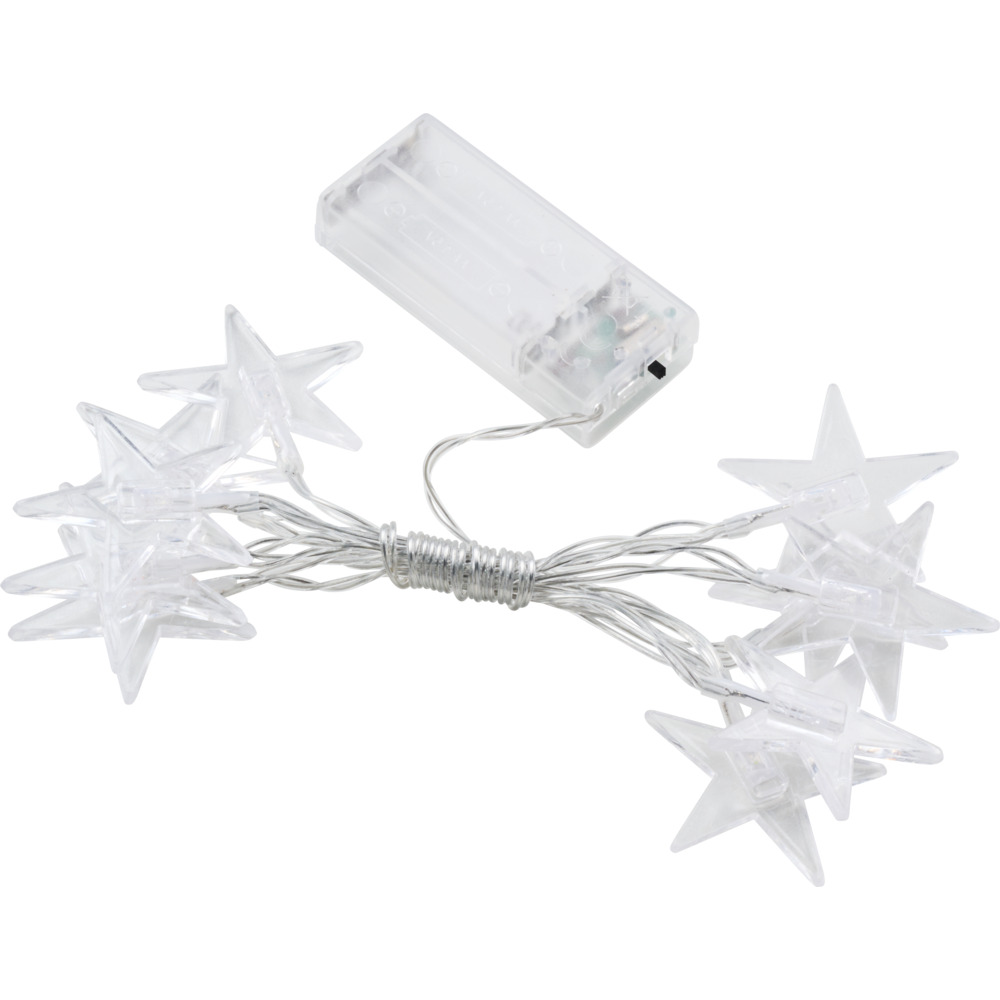 LED-Lichterkette Sterne bunt 90cm