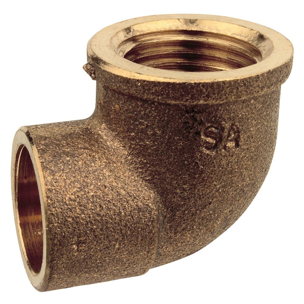 Übergangswinkel 90° Rotguss 15 mm x ½'' Innengewinde image number 0