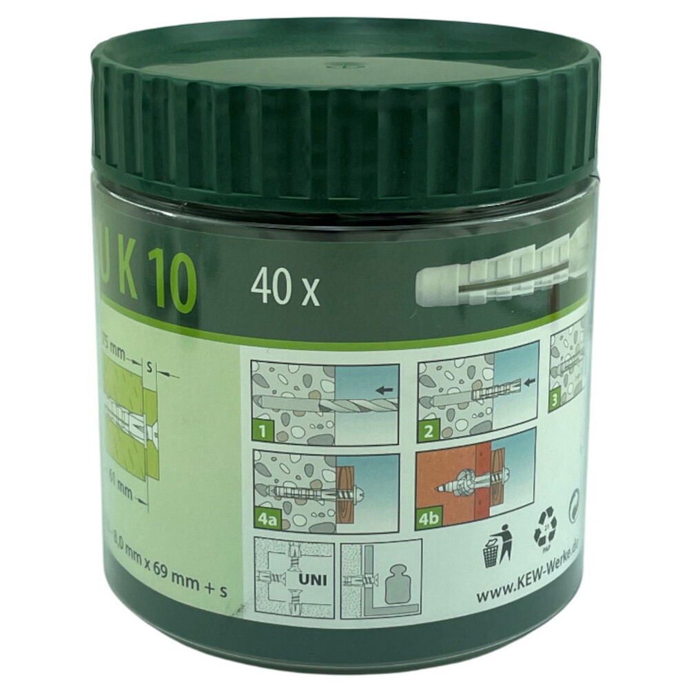 Super-Universald&uuml;bel mit Kragen 10 x 70 mm, in 40er Vorratsdose image number 0
