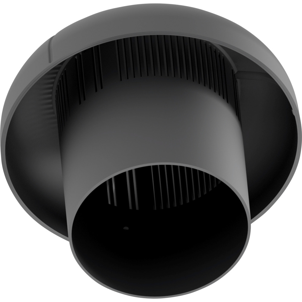 Be- und Entlüfter Ø 19,3 cm DN 100 Schwarz image number 1