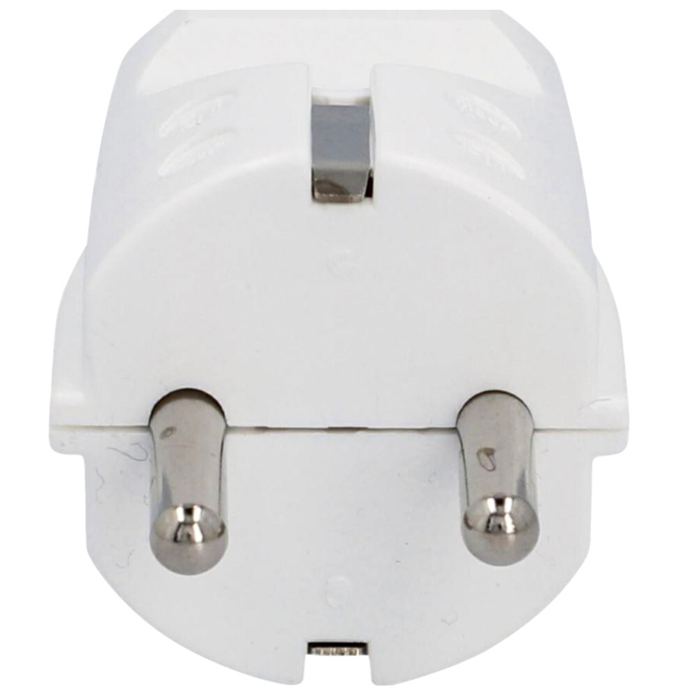 Schutzkontakt Stecker Kunststoff, IP20, weiß image number 1