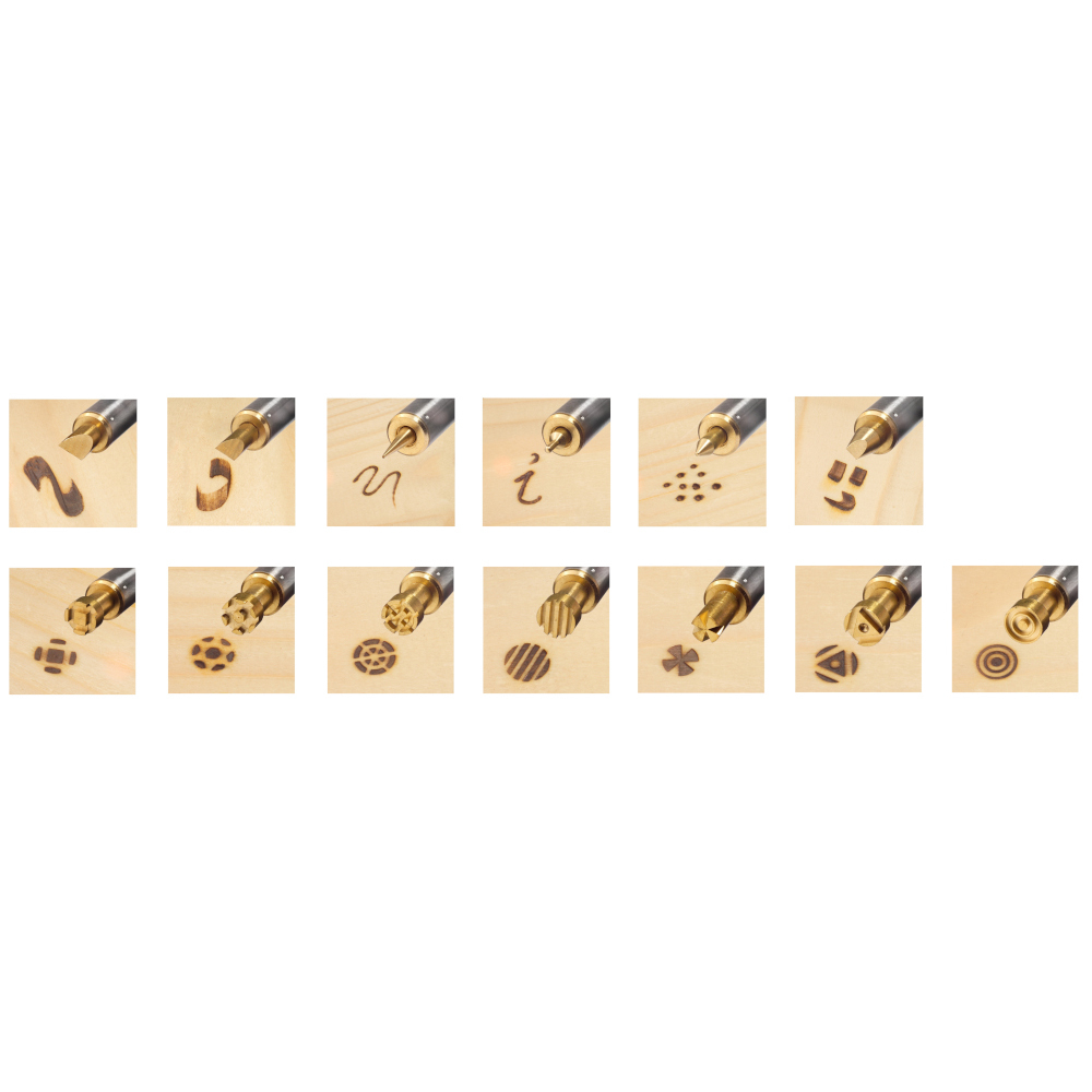 CFH Brandmalkolben Set BM245 230V 30W Bleistiftform mit Sicherheitsablegeständer image number 2