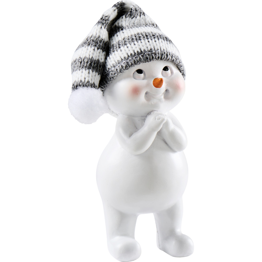 Dekofigur Schneemann ca. 11 cm Polyresin Designauswahl image number 3