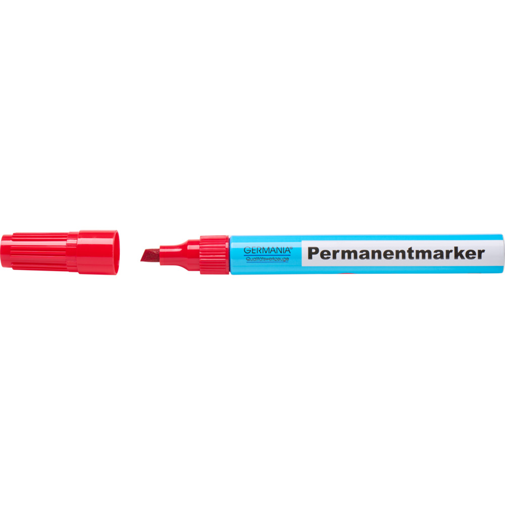 Permanent Marker 3300 eckig rot 10 Stück image number 1