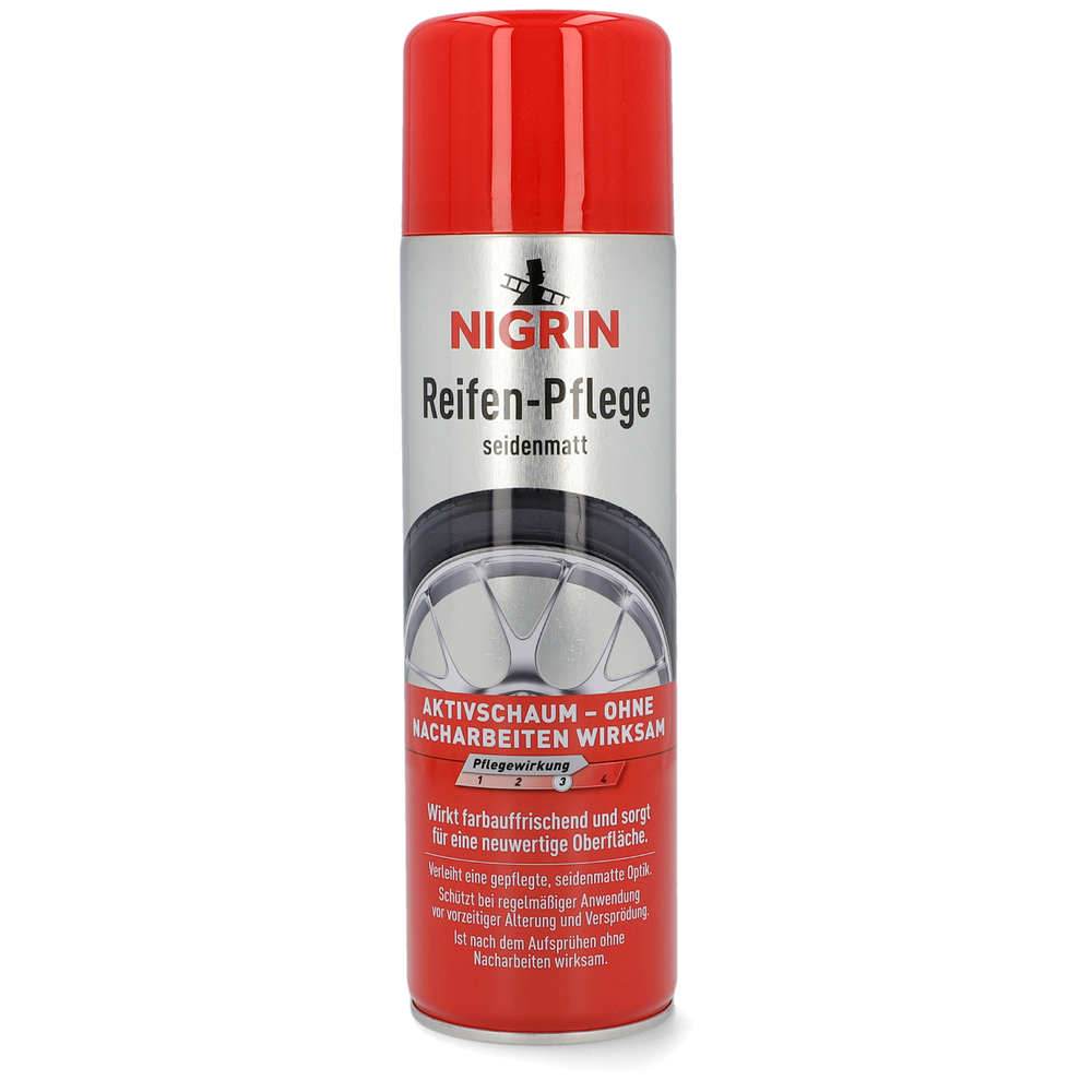 Nigrin Reifen Pflege 500 ml Spray seidenmatt