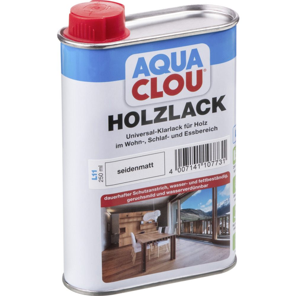 Clou L11 AQUA-Holzlack 250 ml seidenmatt