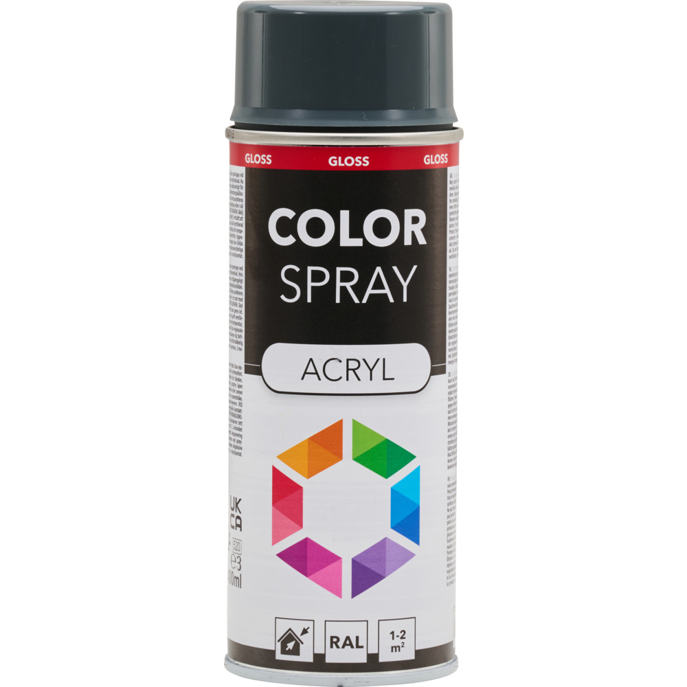 Lackspray 400 ml Acryl RAL7011 eisengrau image number 0