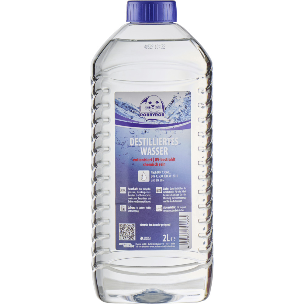 RobbyRob Destilliertes Wasser 2 Liter image number 0