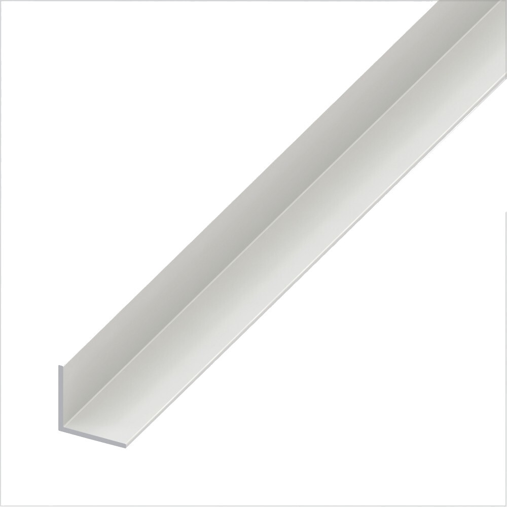Winkelprofil gleichschenklig 200 x 1 cm aus Hart-PVC in weiß image number 0